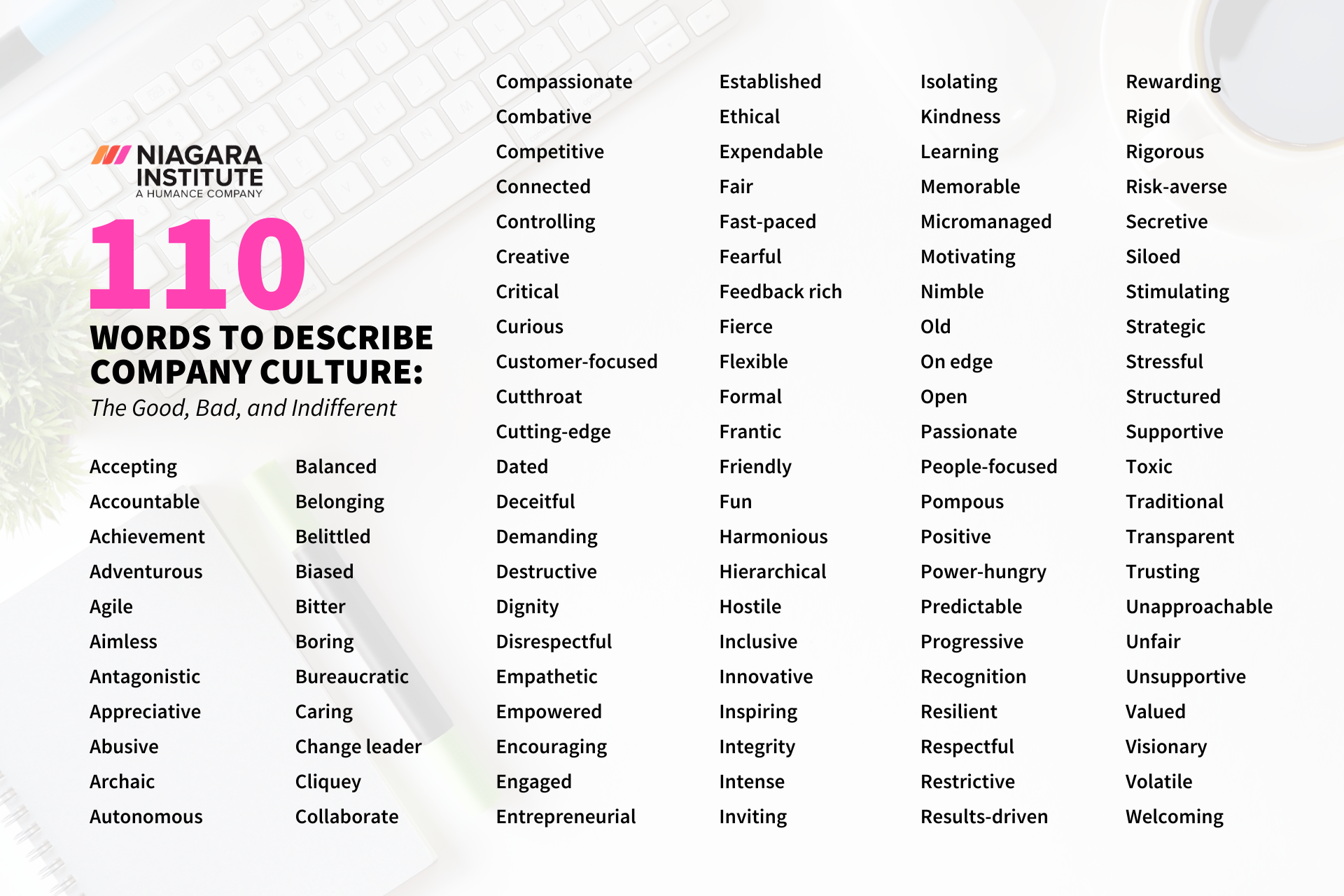 110 Words to Describe Your Company Culture-3