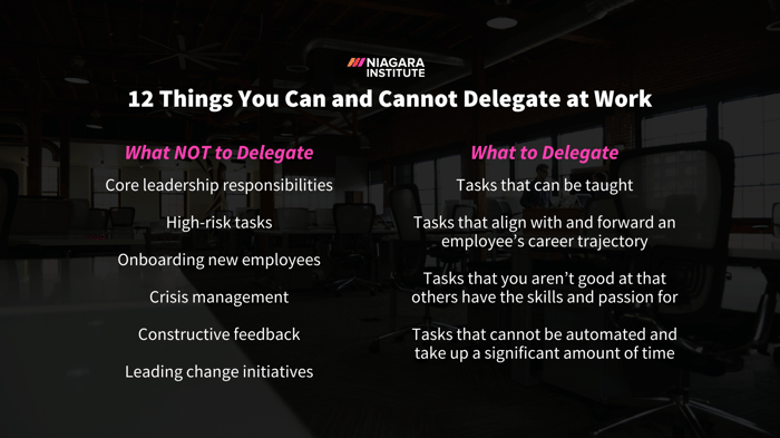 12 Things You Can and Cannot Delegate at Work