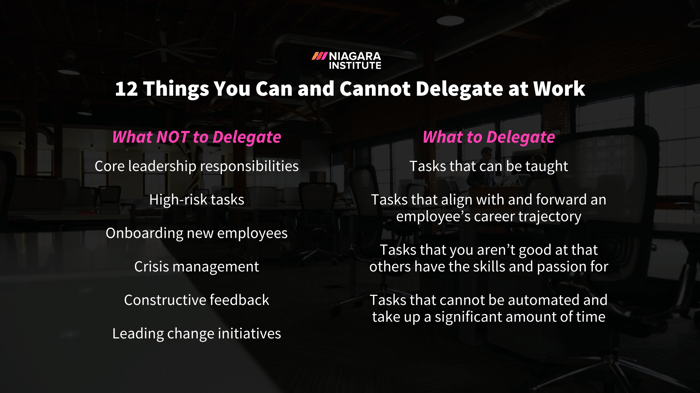 12 Things You Can and Cannot Delegate at Work