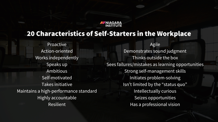 20 Characteristics of Self-Starters in the Workplace