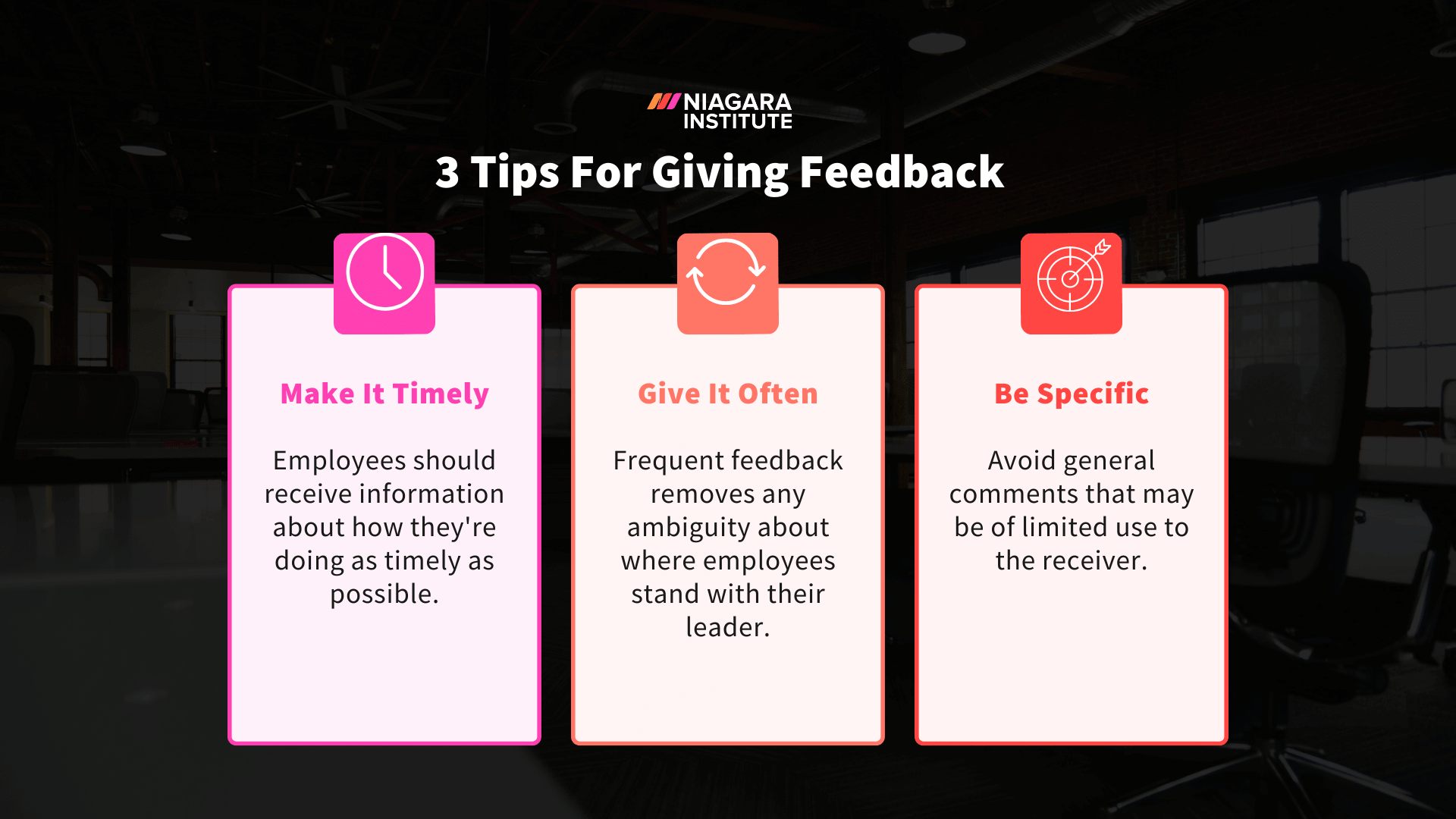 3 Tips For Giving Feedback  - Niagara Institute (1)
