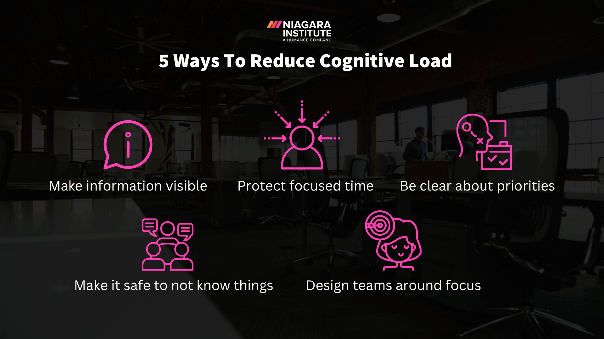 5 Ways To Reduce Cognitive Load in the workplace