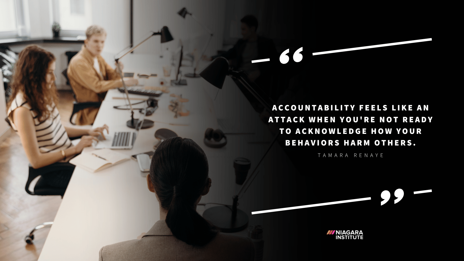 Accountability Quote by Tamara Renaye