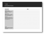 Coaching Plan Template