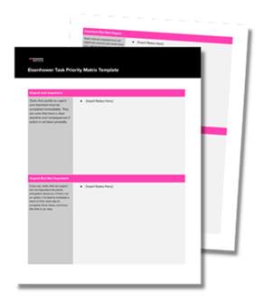 Eisenhower Task Priority Template