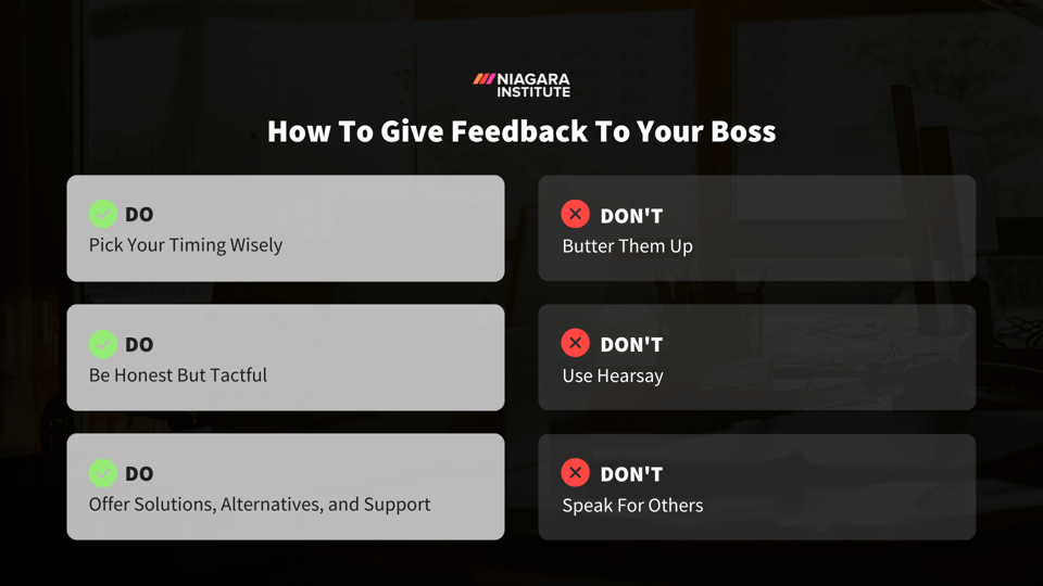 How to Give Constructive Feedback to Your Boss: Do’s and Don’ts