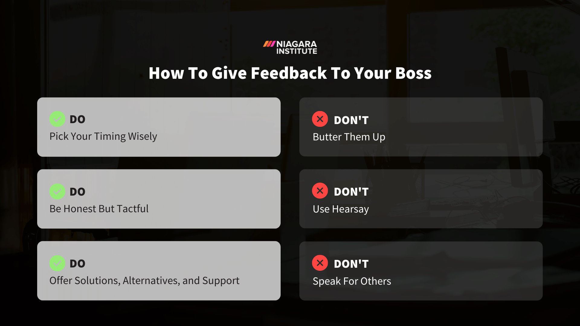 How To Give Feedback To Your Boss  - Niagara Institute (1)