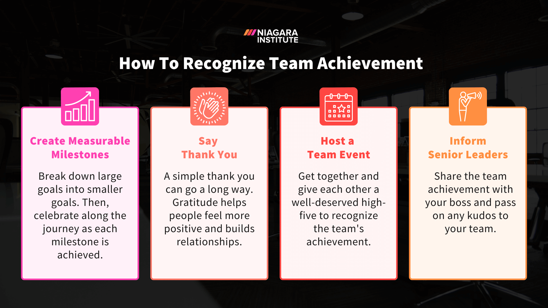 How To Recognize Team Achievement 