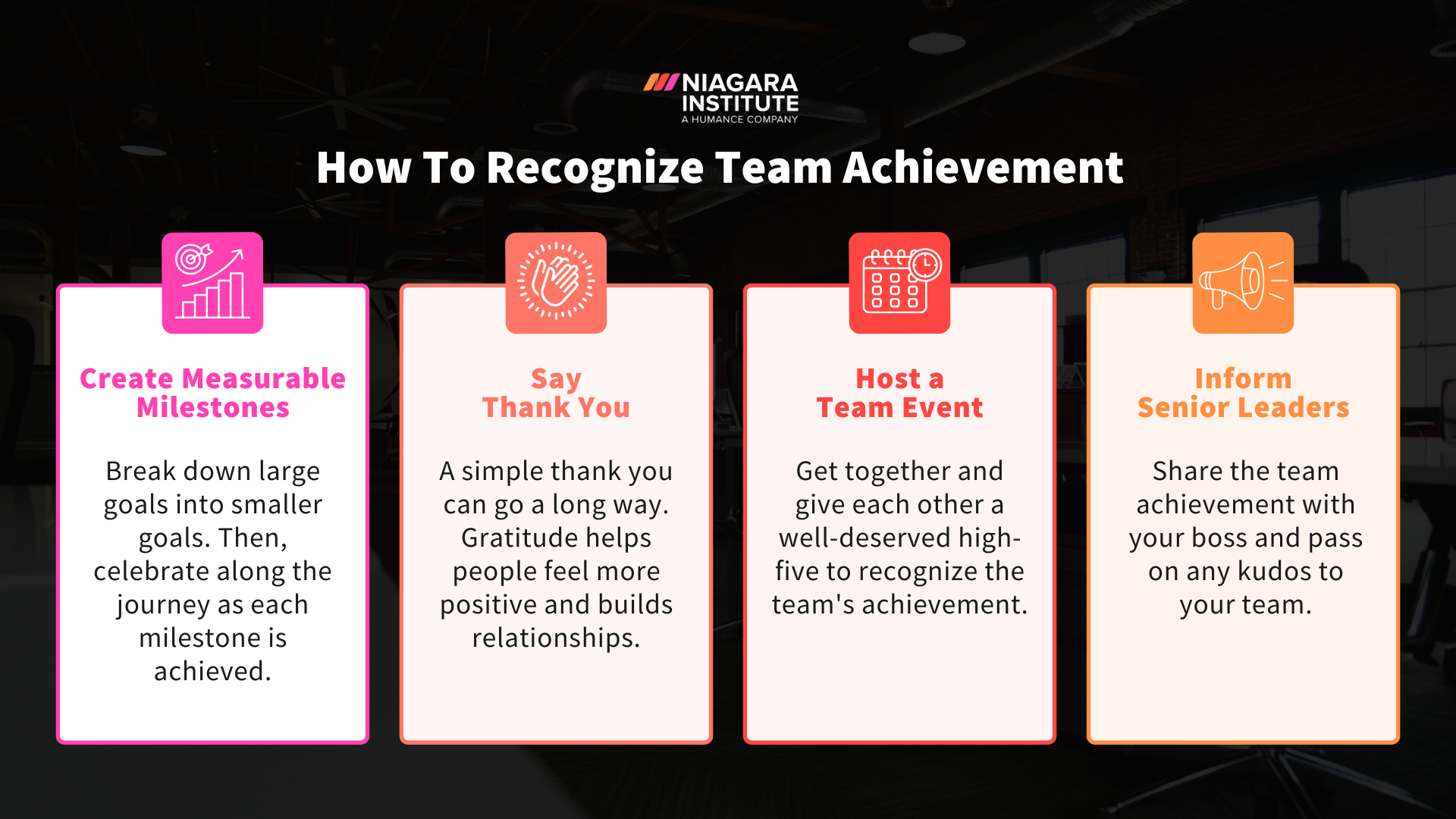 How To Recognize Team Achievement