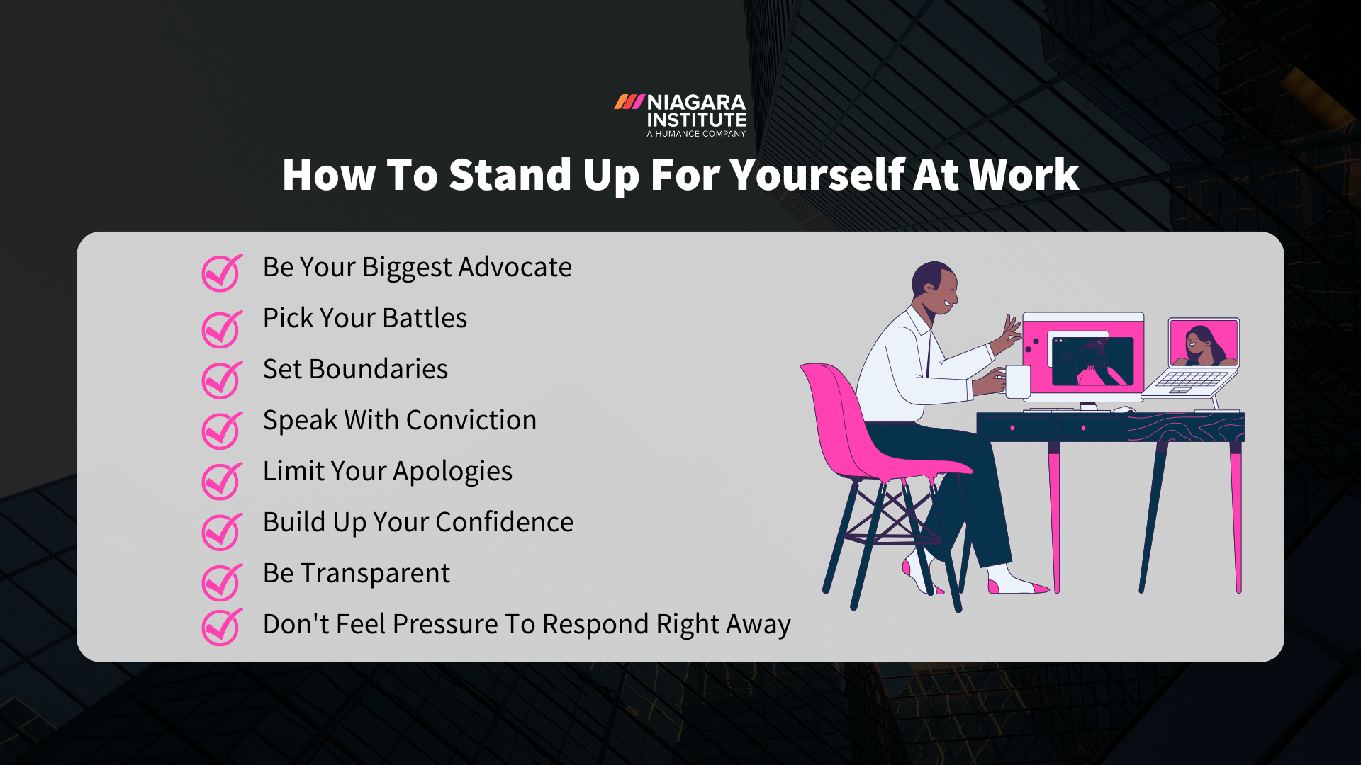 How To Stand Up For Yourself - Niagara Institute