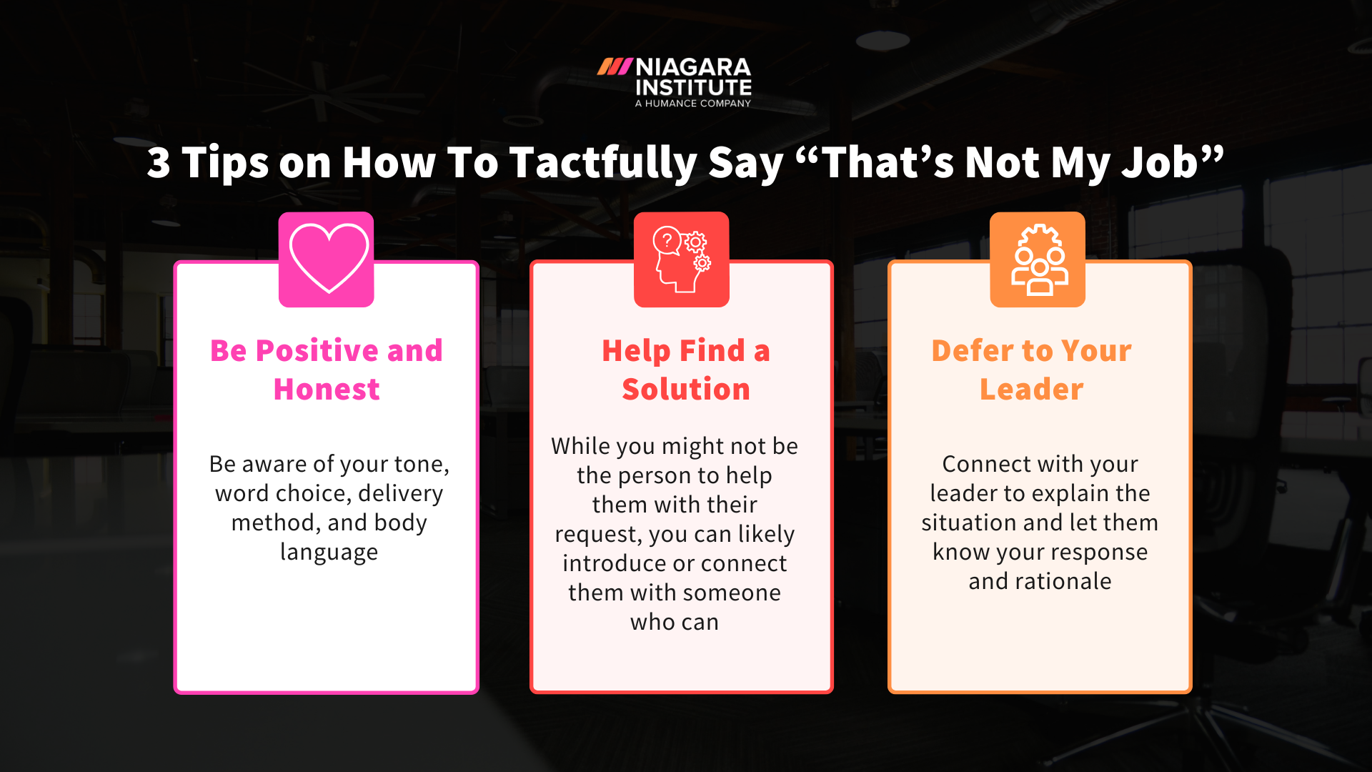 How To Tactfully Say “That’s Not My Job”