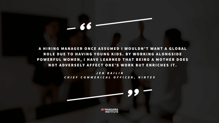 Inspirational Career Quote on Women in Business with Children - Jen Bailin, Chief Commercial Officer, Ninte (1)