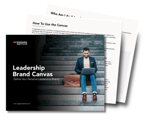 Personal Leadership Brand Canvas Template - Niagara Institute
