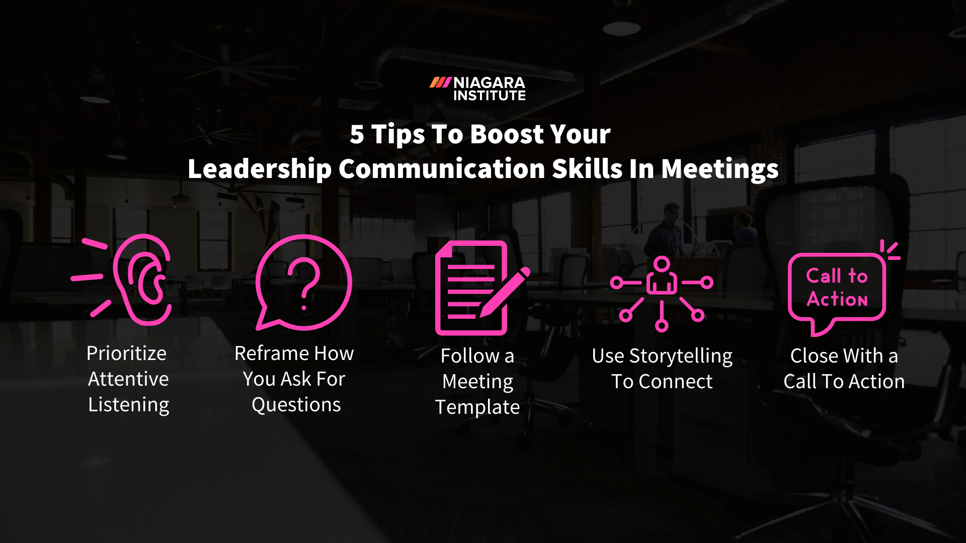 Leadership Communication Skills in Meetings - Niagara Institute 