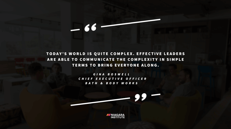 Leadership Quote About Communication Skills - Gina Boswell, Chief Executive Officer, Bath & Body Works  (1)