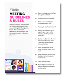 Meeting Guidelines and Rules PDF - Niagara Institute