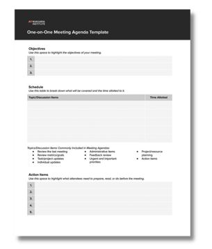 One-on-One Meeting Agenda Template Editable-1