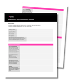 Performance Improvement Plan Template from Niagara Institute