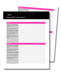 Personal SWOT Analysis Template Mockup