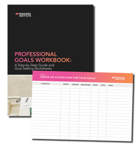 Professional Goals Workbook Drop Shadow