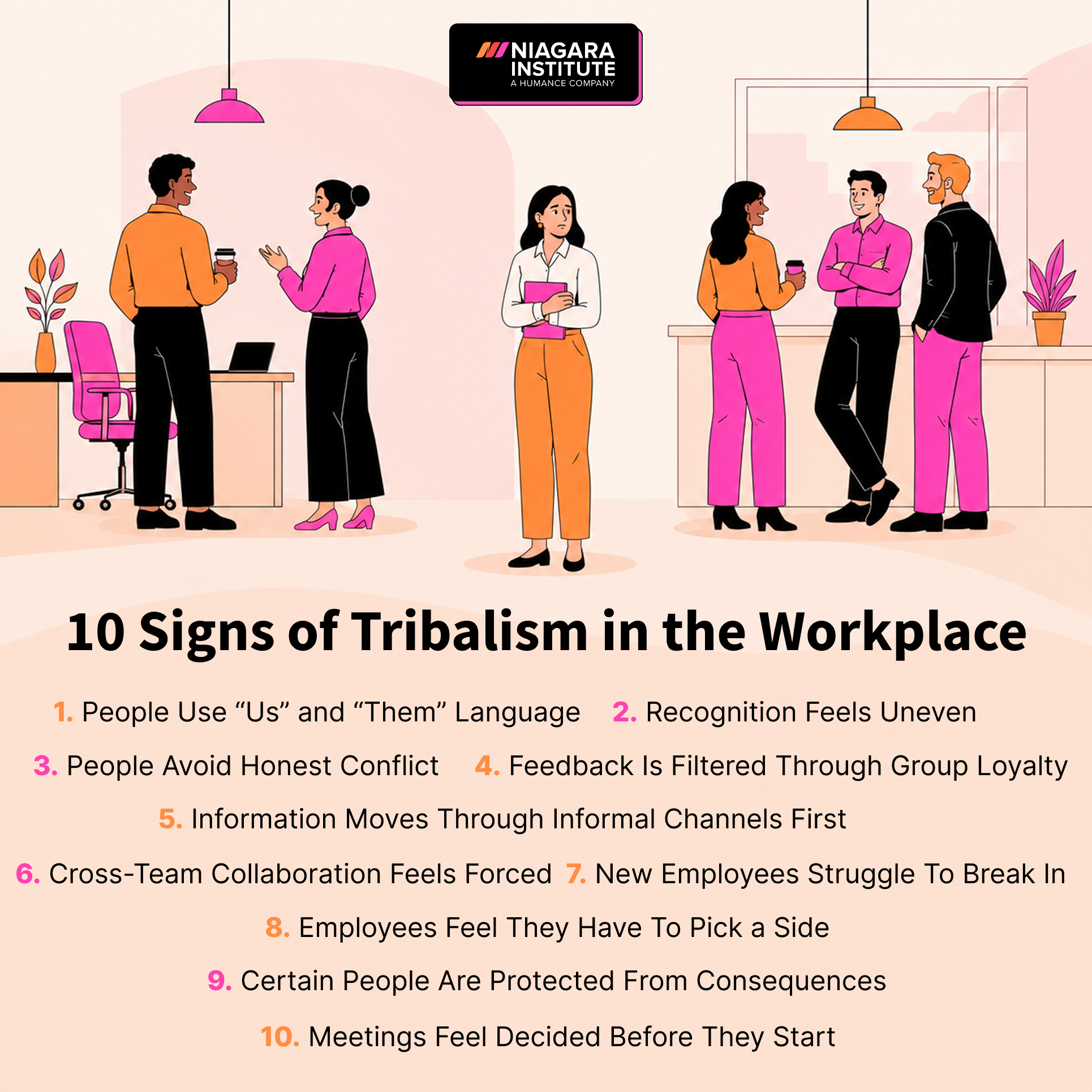 Signs of Tribalism in the Workplace