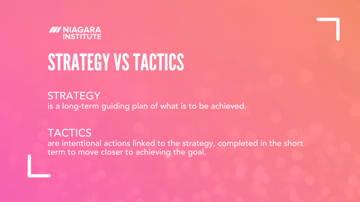 Strategy vs Tactics and the difference between strategy and tactics