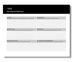 Team Alignment Worksheet