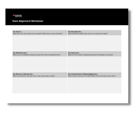 Team Alignment Worksheet