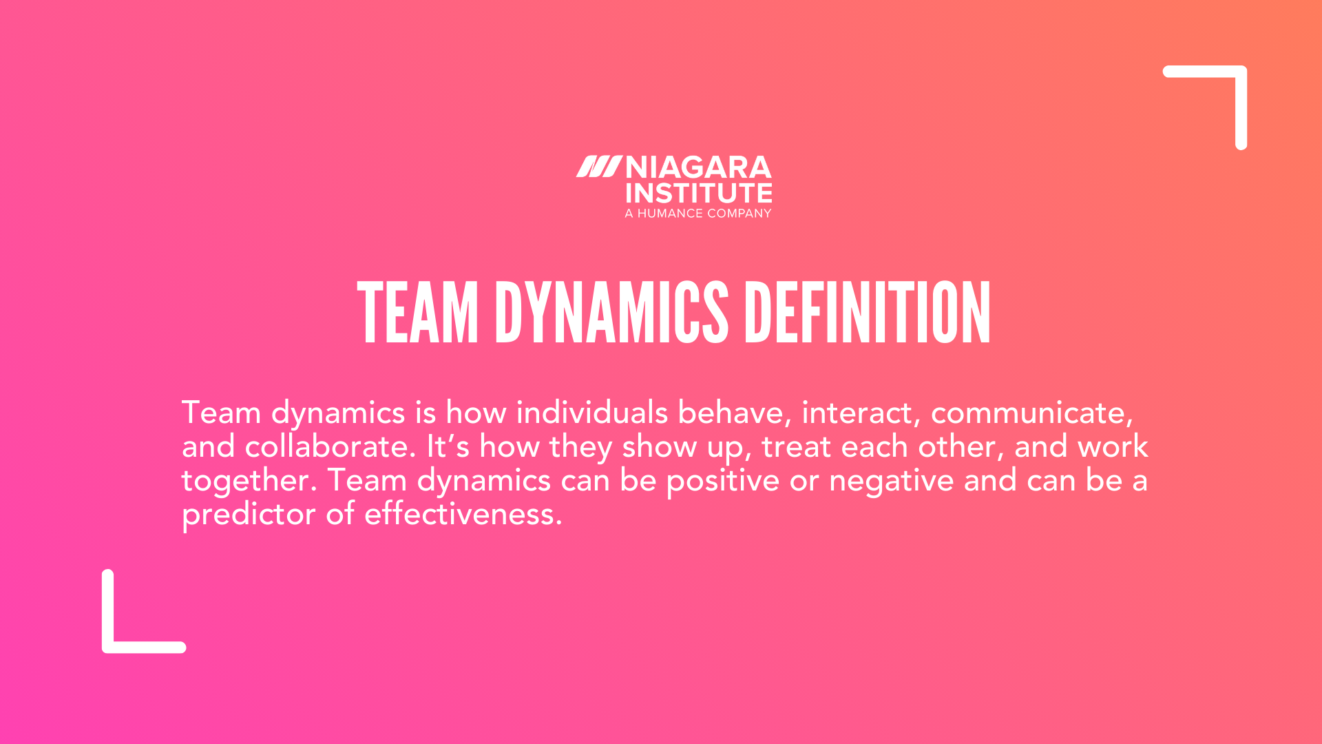 Team dynamics definition