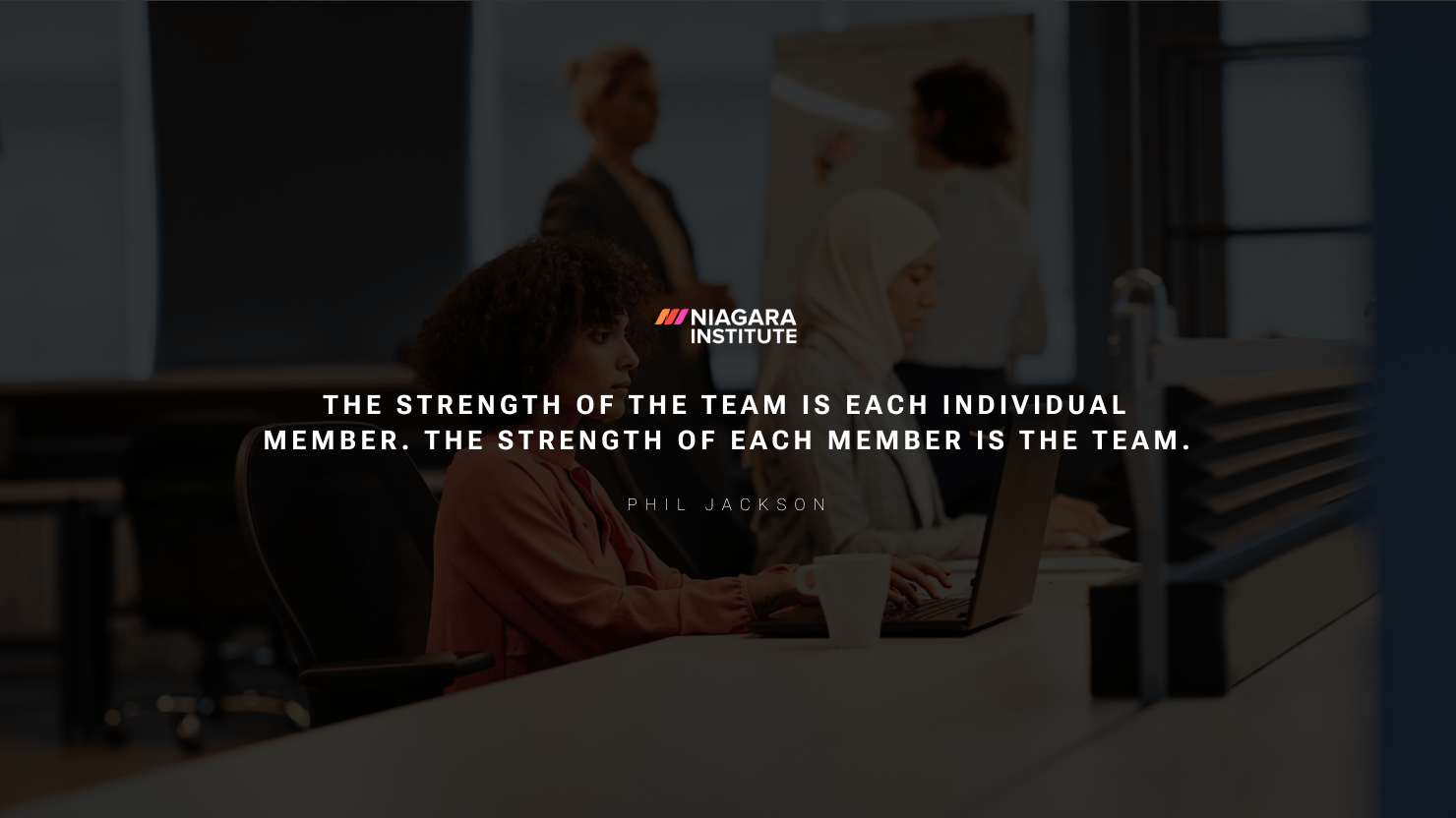 The strength of the team is each individual member. The strength of each member is the team