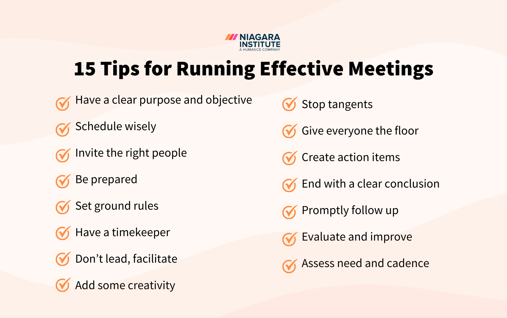 Tips for Running Effective Meetings
