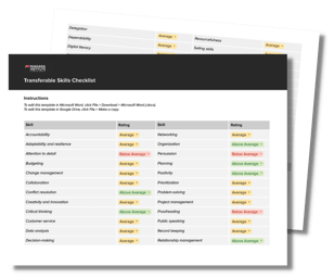 Transferable Skills Checklist