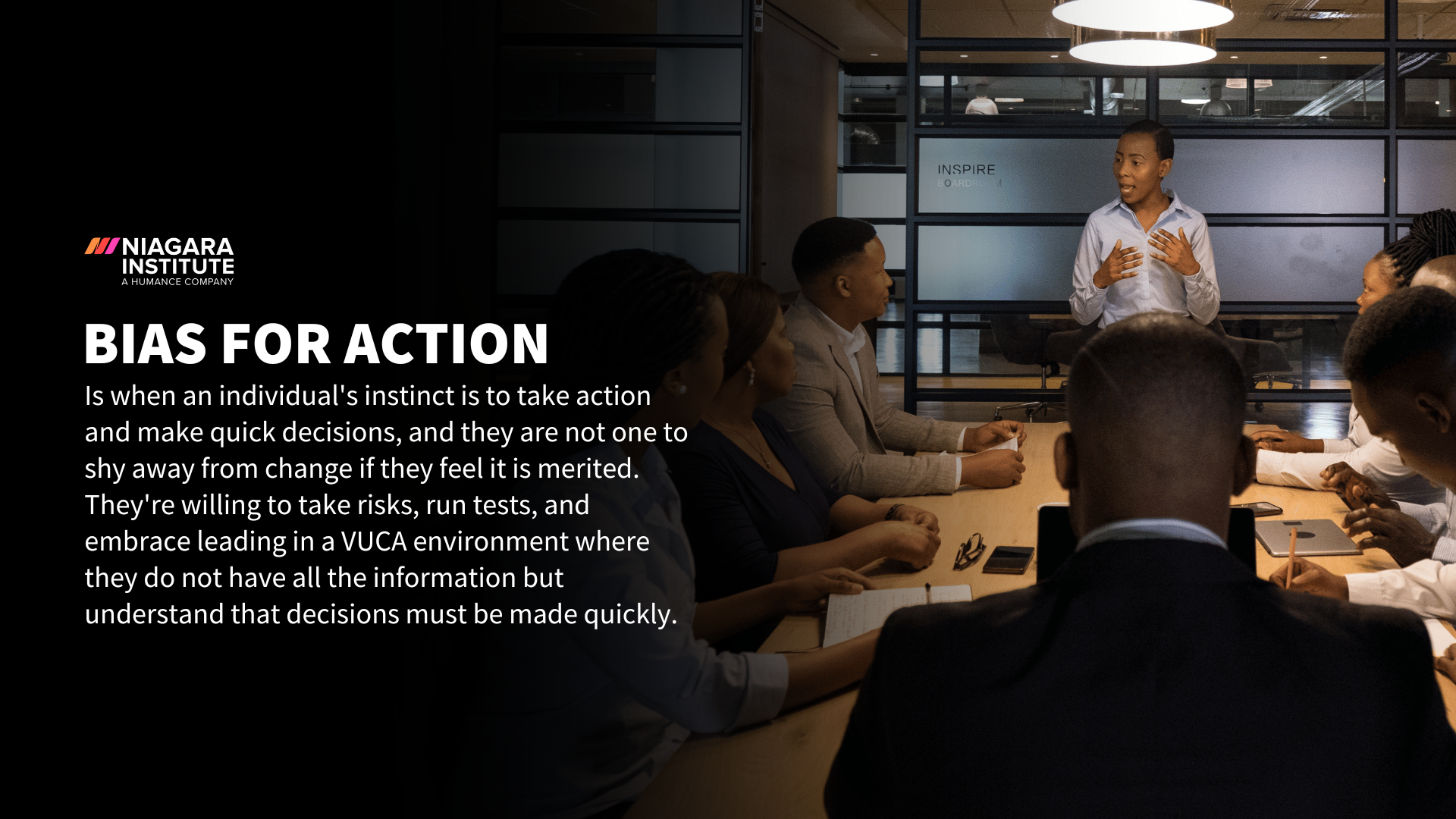 What is Bias for Action Niagara Institute