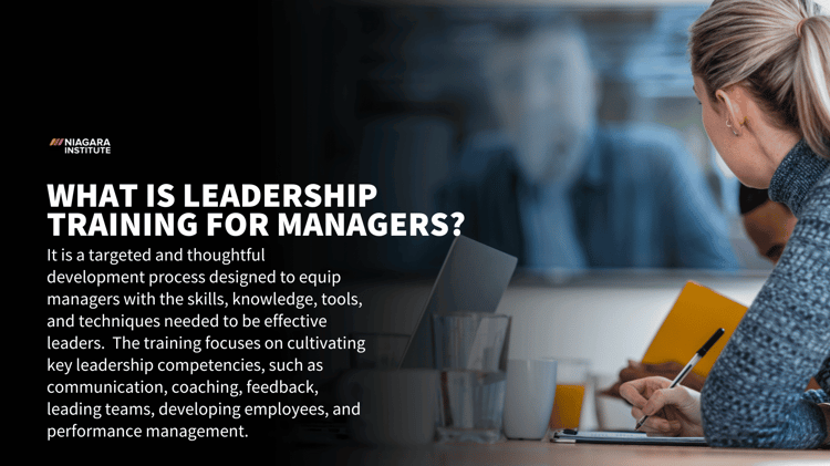 What is leadership training for managers? Niagara Institute 