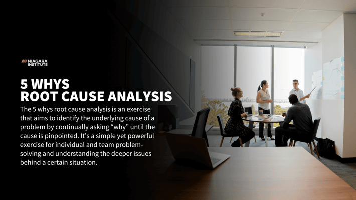 What is the 5 Whys Root Cause Analysis Niagara Institute