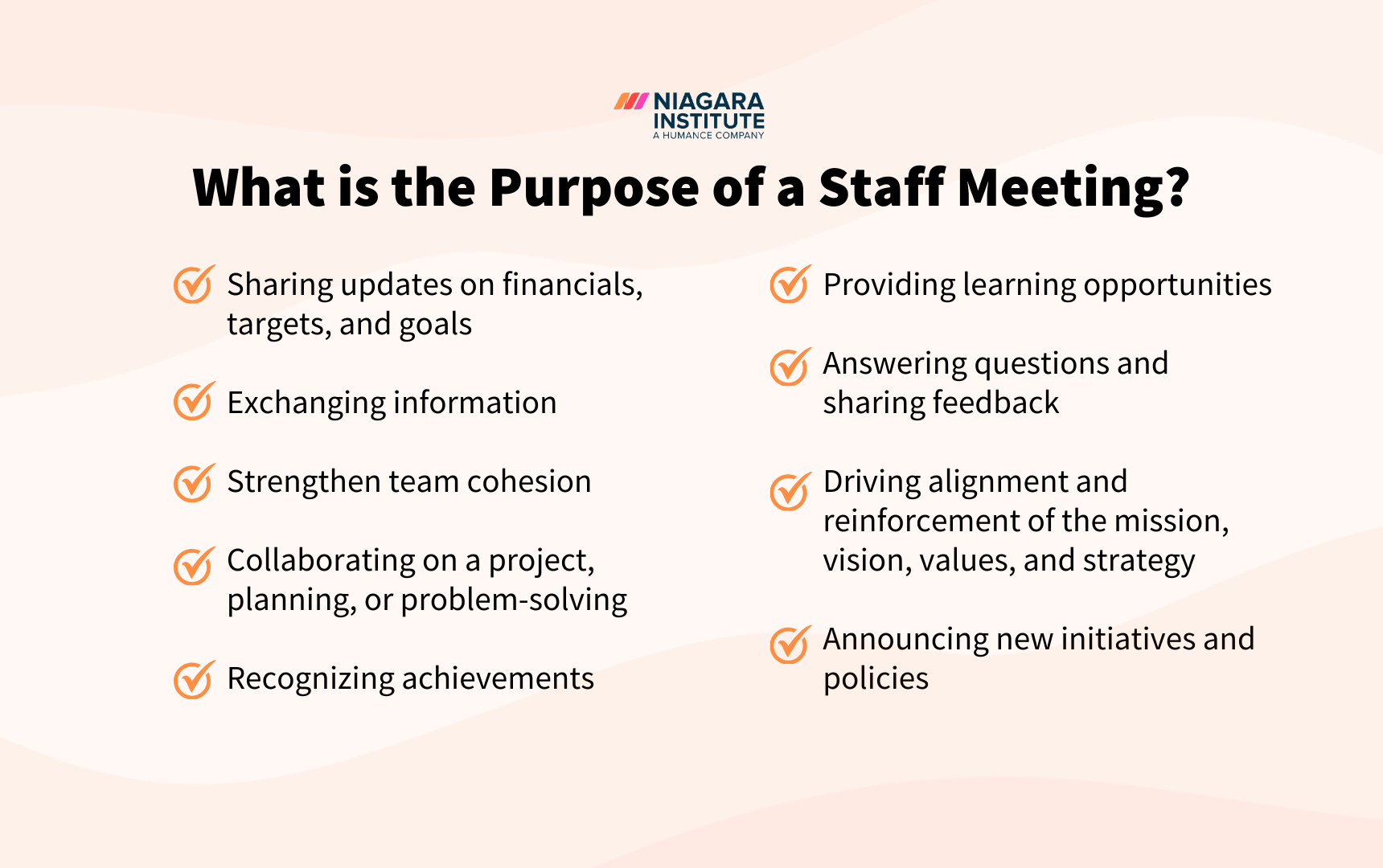 What is the Purpose of a Staff Meeting