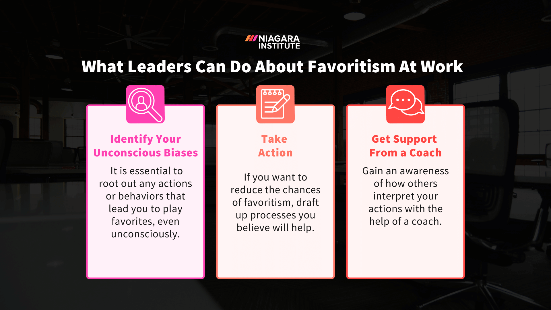 What leaders can do about favoritism at work - Niagara Institute (1)