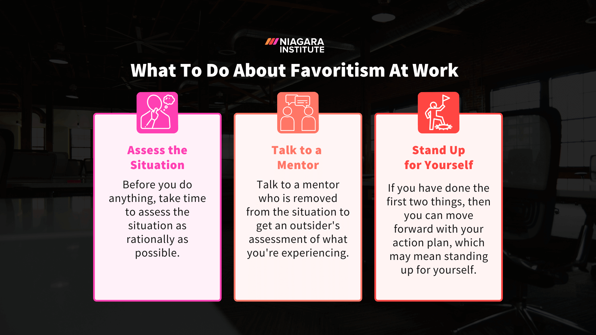 What to do about favoritism at work - Niagara Institute 