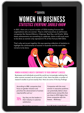 Women in Business Infographic Email