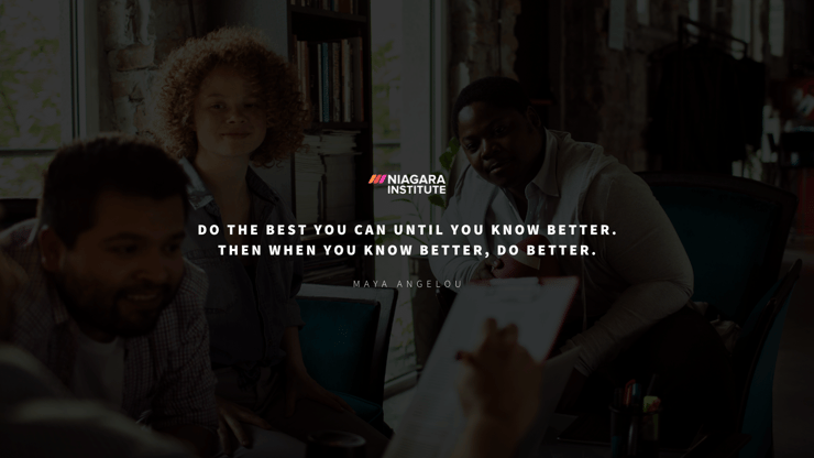 Work Smarter, Not Harder Quote from Maya Angelou
