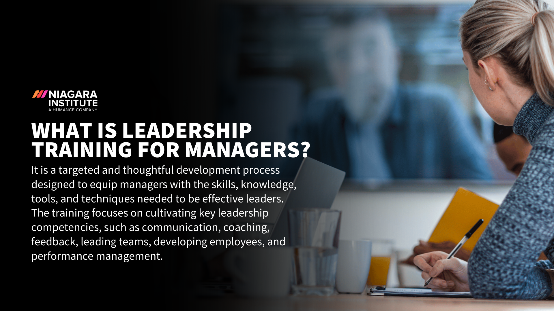 _What is leadership training for managers Niagara Institute