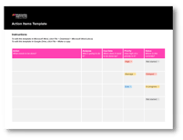 action item template
