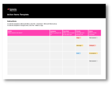 action item template