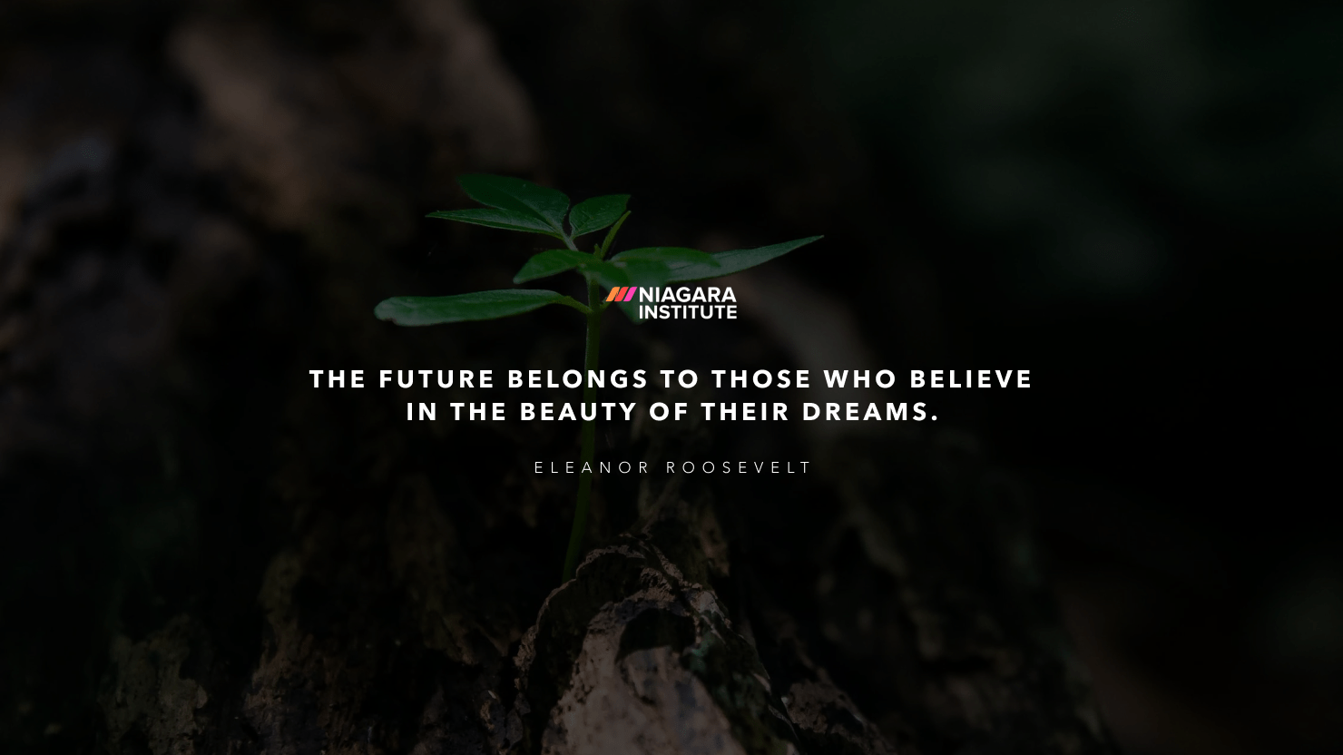 the future belongs to those who believe in the beauty of their dreams